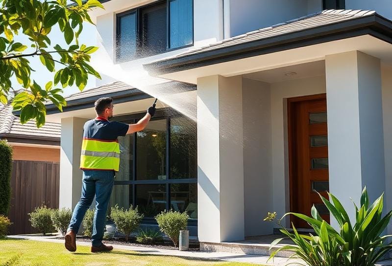 Professional house washing