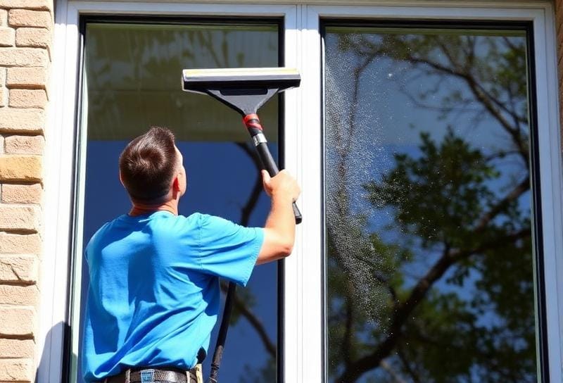 Professional window cleaning